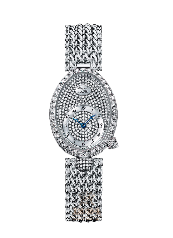 Breguet Reine de Naples Watch 8928BB/8D/J20 DD00 33 mm White gold Case Silver Dial