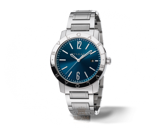 Bvlgari Bvlgari Bvlgari Watch 102396 BB41C3SSD 41 mm Stainless steel Case Dark blue Dial
