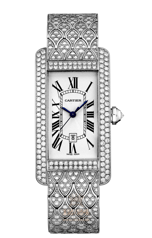 Cartier Tank Watch HPI00622 42 mm White gold Case Silver Dial