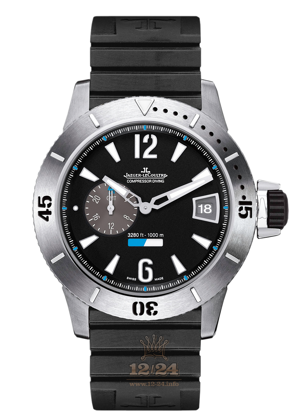 Jaeger-LeCoultre Master Extreme Watch 184T670 46 mm Titanium Case Black Dial