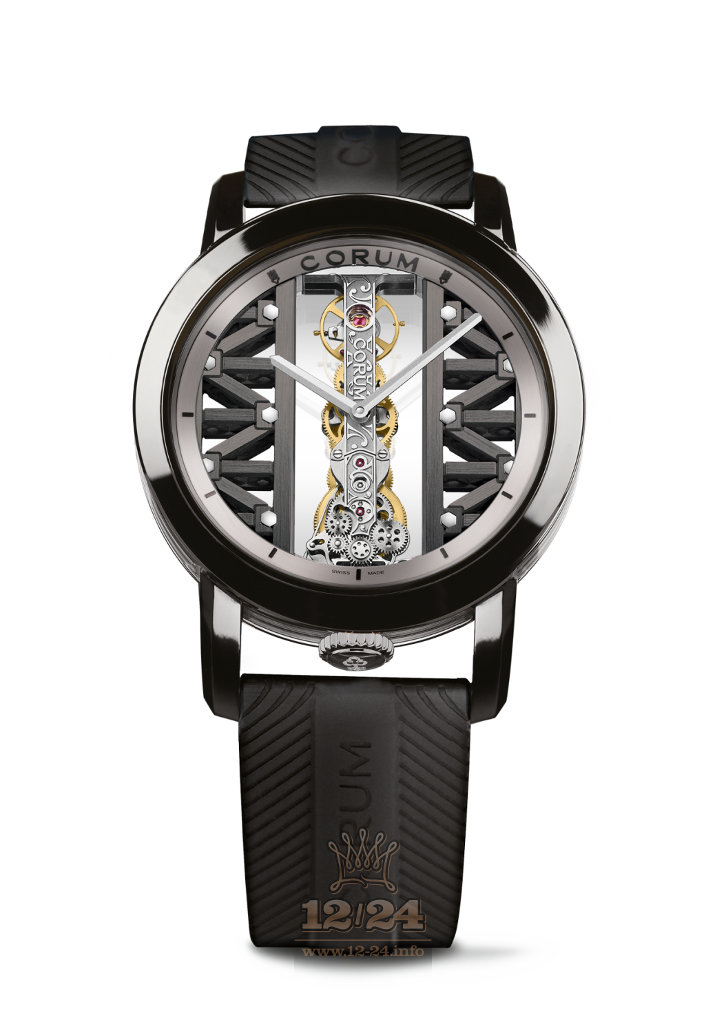 Corum Golden Bridge Watch B113/03832 43 mm Titanium DLC coating Case