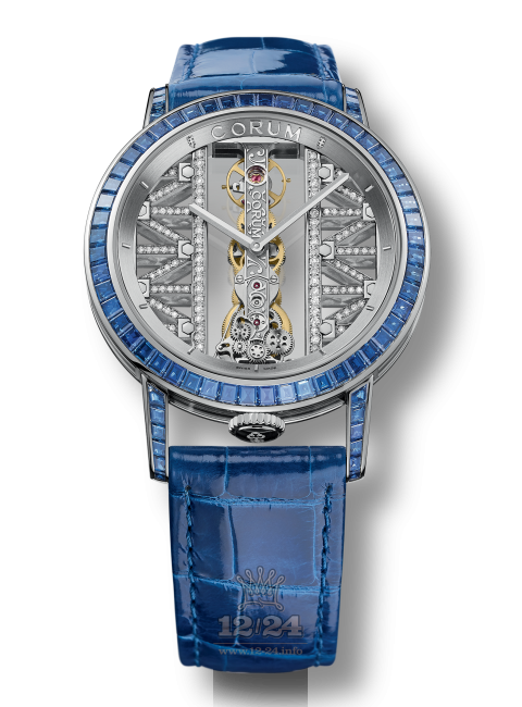 Corum Golden Bridge Watch B113/03332 43 mm White gold Case Silver Dial