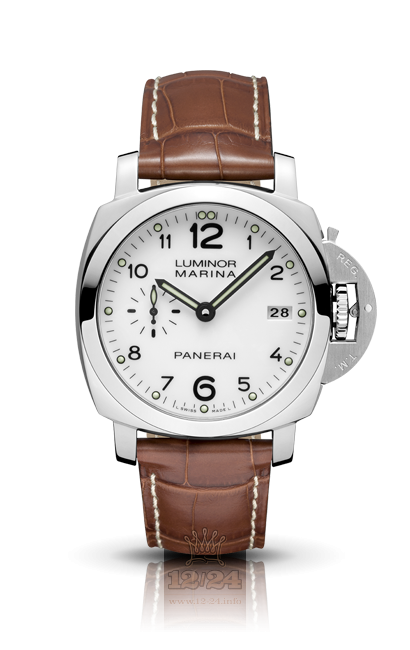 Panerai Luminor 1950 Watch PAM00523 42 mm Stainless steel Case White Dial