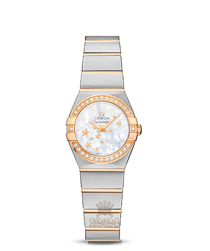 Omega Constellation Watch 123.25.24.60.05.001 24 mm Steel / Yellow gold Case White Dial
