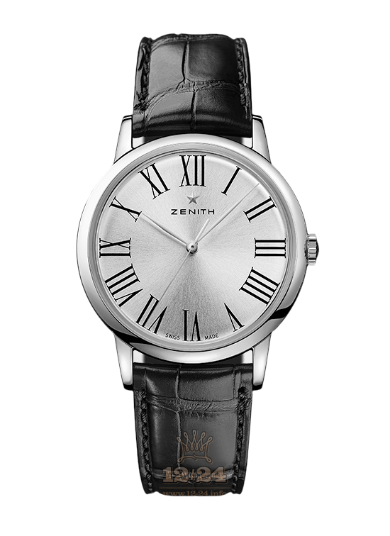 Zenith Elite Watch 03.2290.679/11.C493 39 mm Stainless steel Case Silver Dial
