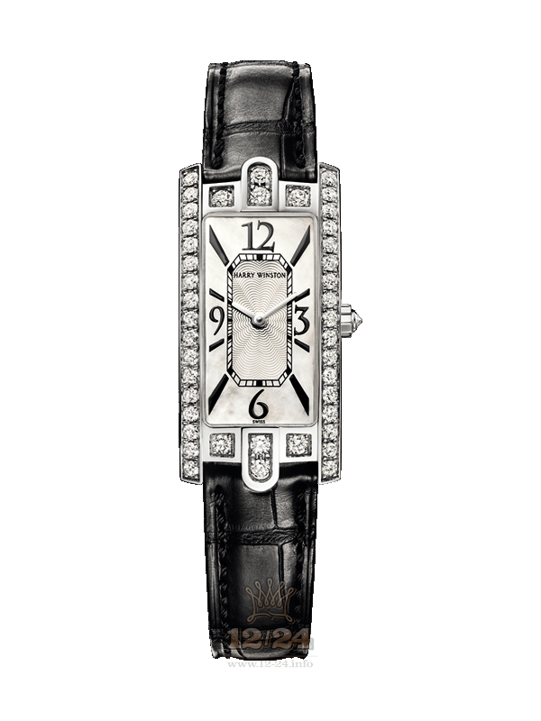 Harry Winston The Avenue Collection Watch AVCQHM19WW018 19 mm White gold Case White Silver Dial