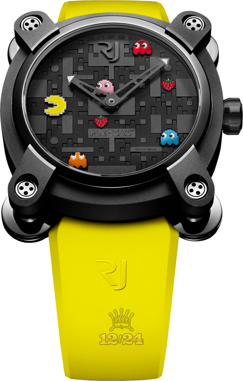 Romain Jerome Collaborations Watch RJ.M.AU.IN.009.07 46 mm Titanium PVD coating Case Black Dial