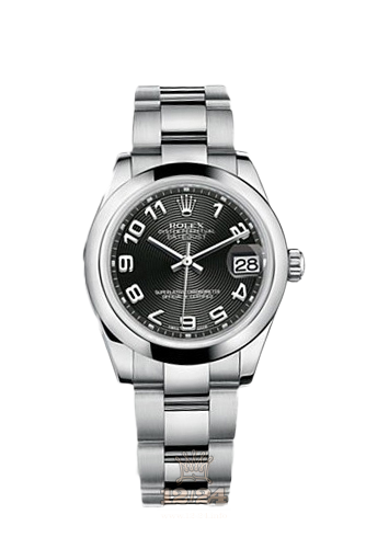 Rolex Datejust Watch 178240-0011 31 mm Stainless steel Case Black Dial