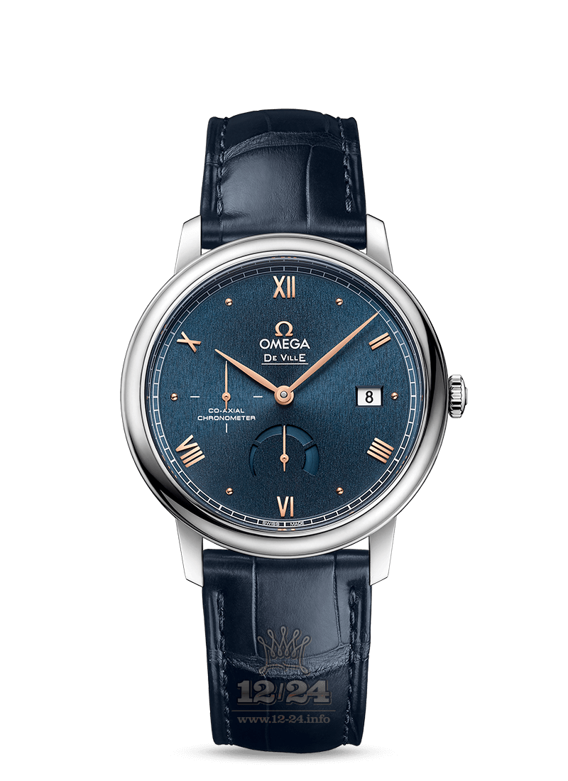 Omega De Ville Watch 424.13.40.21.03.003 40 mm Stainless steel Case Dark blue Dial