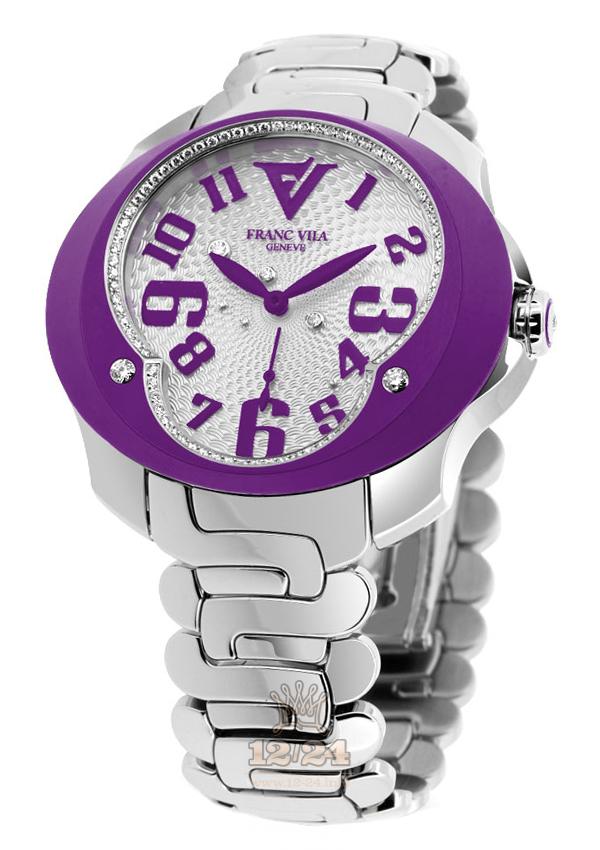 Franc Vila Tribute In Colors Watch 80Q.SS.NEO.2613C 41 mm Stainless steel Case Silver Dial