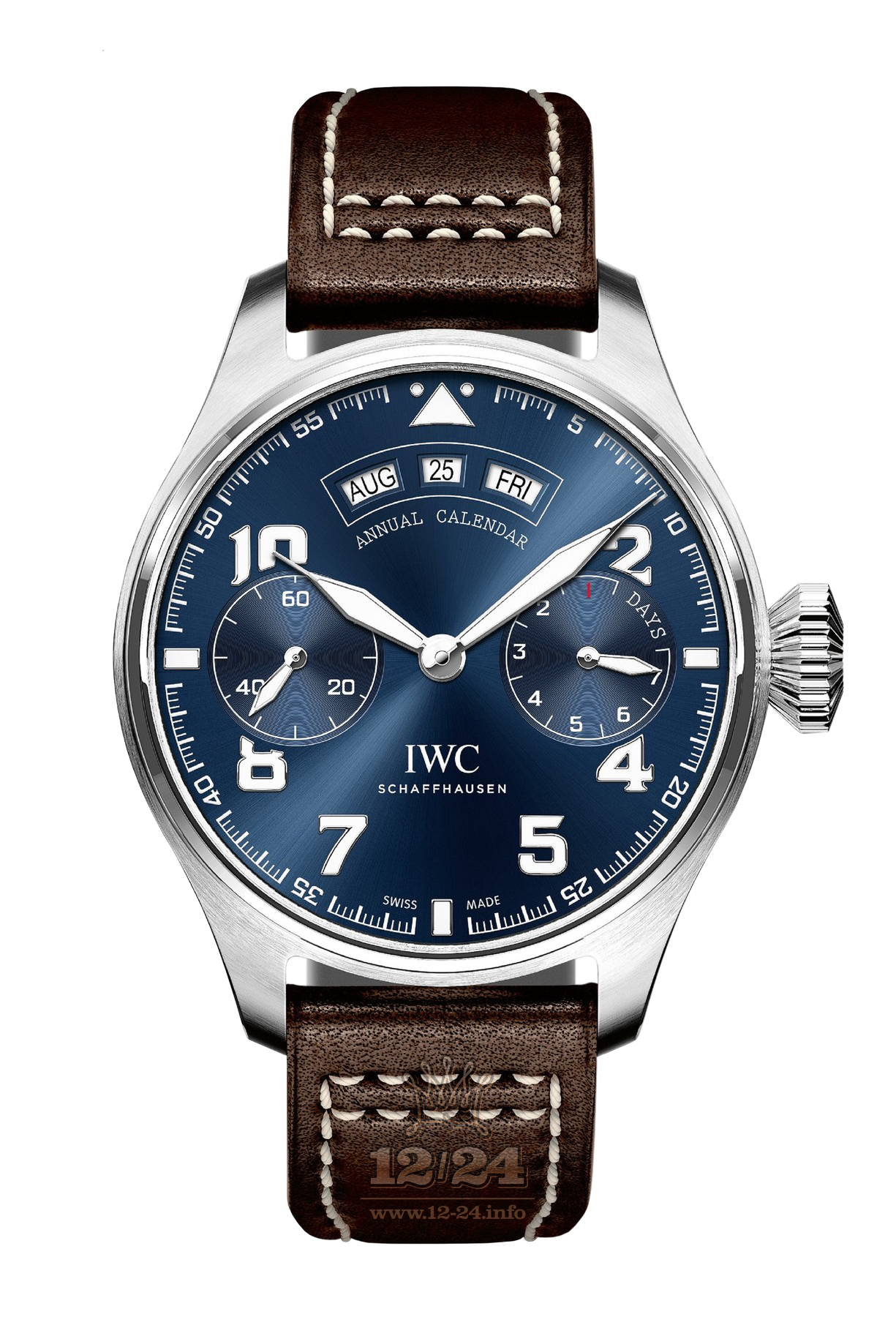 IWC Pilot s Watches Watch IW502703 46 mm White gold Case Dark blue Dial
