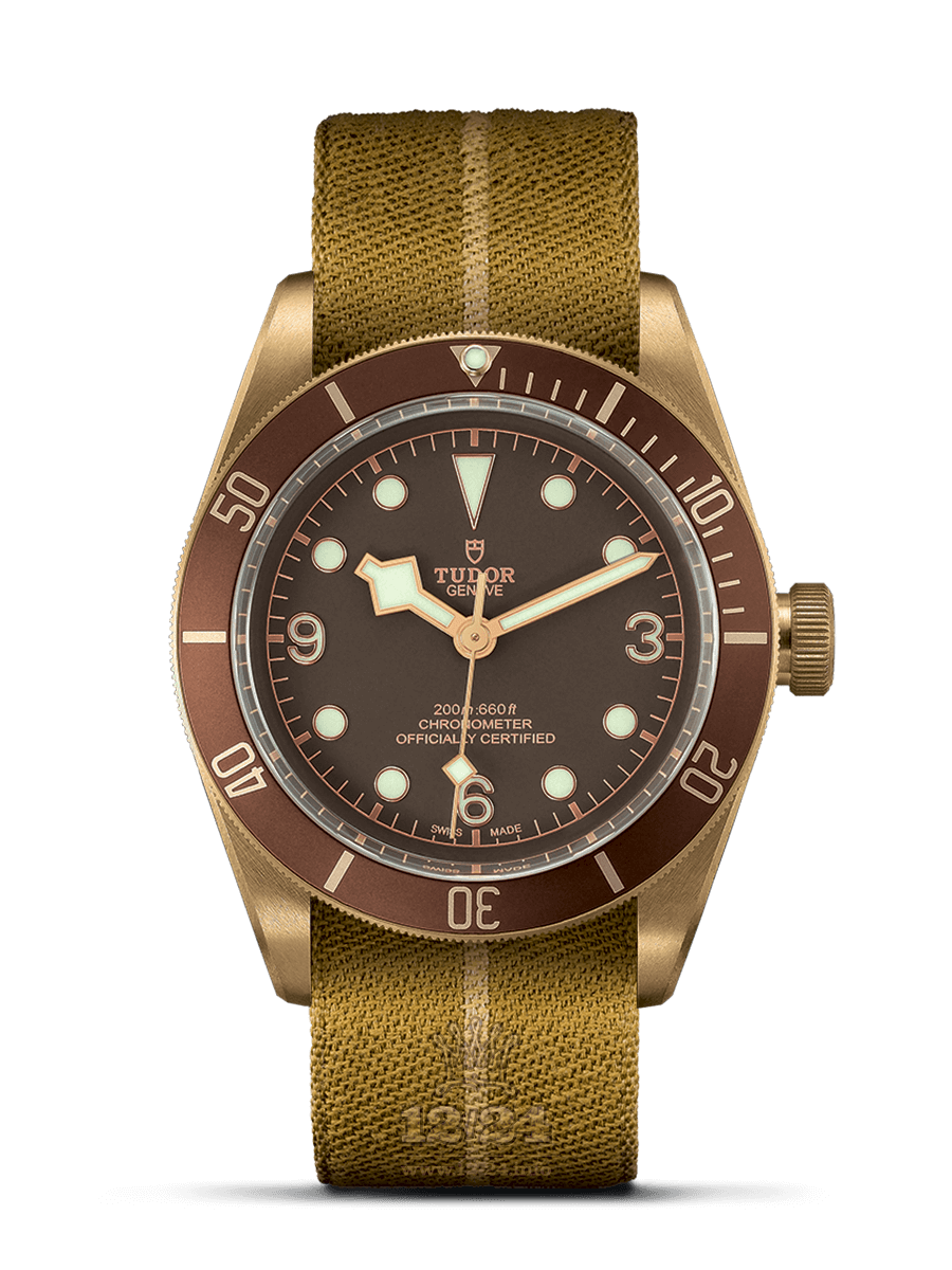 Tudor Black Bay Bronze Watch M79250BM-0003 43 mm Stainless steel Bronze PVD coating Case Brown (chocolate) Dial