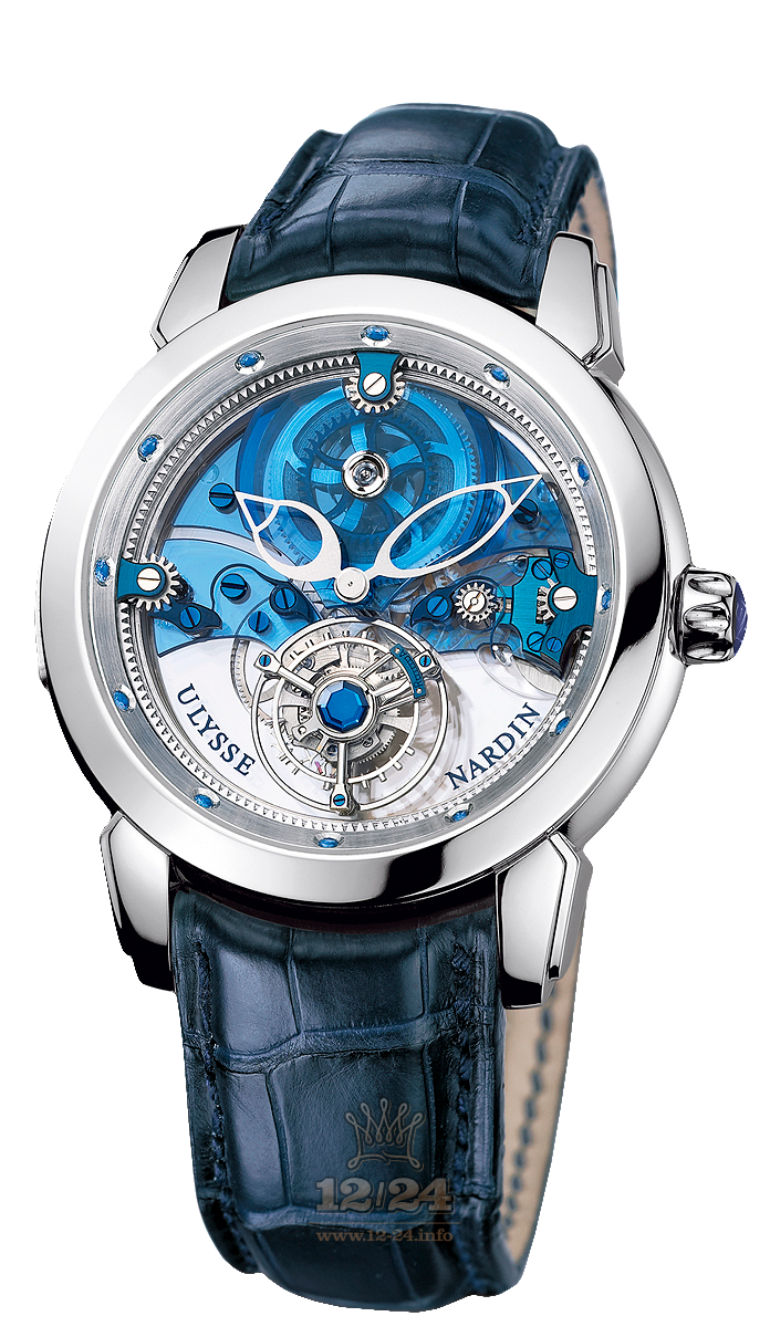Ulysse Nardin Classic Watch 799-91 43 mm Platinum Case Painted Dial
