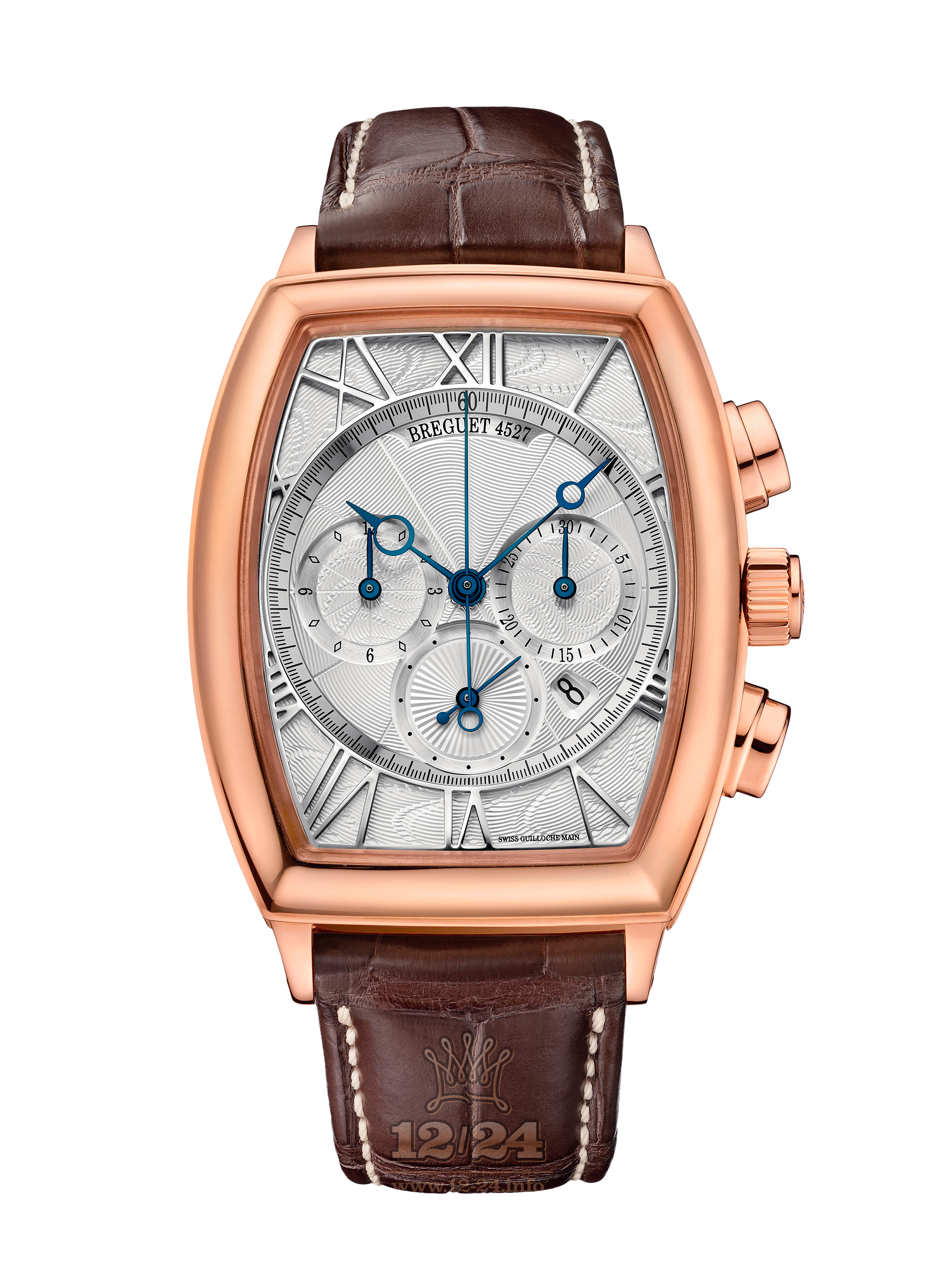Breguet Heritage Watch 5400BR/12/9V6 42 mm Pink gold Case Silver Dial