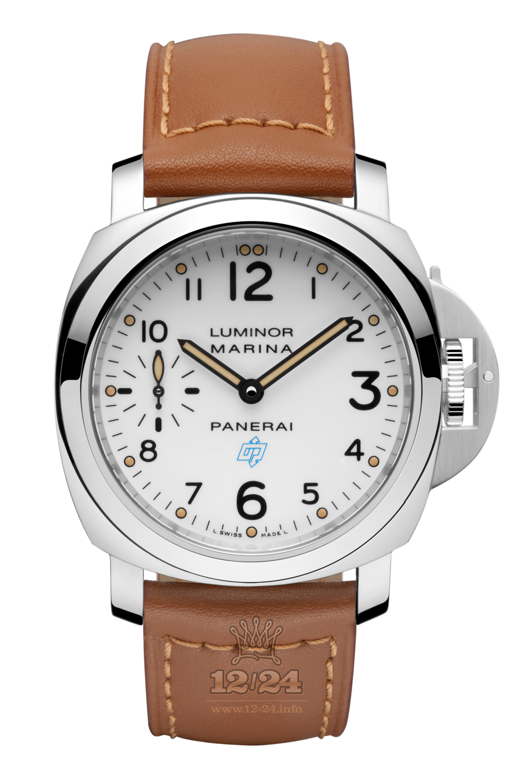 Panerai Luminor Watch PAM00660 44 mm Stainless steel Case White Dial