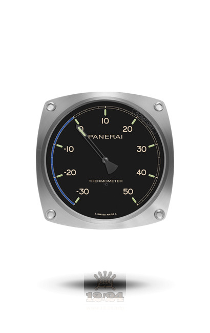 Panerai Watch PAM00583 100 mm Stainless steel Case Black Dial