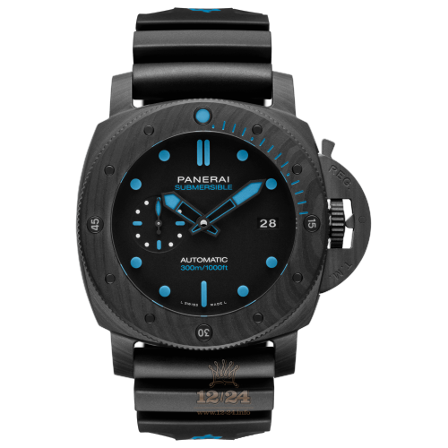 Panerai Submersible Watch PAM01616 47 mm Black Dial