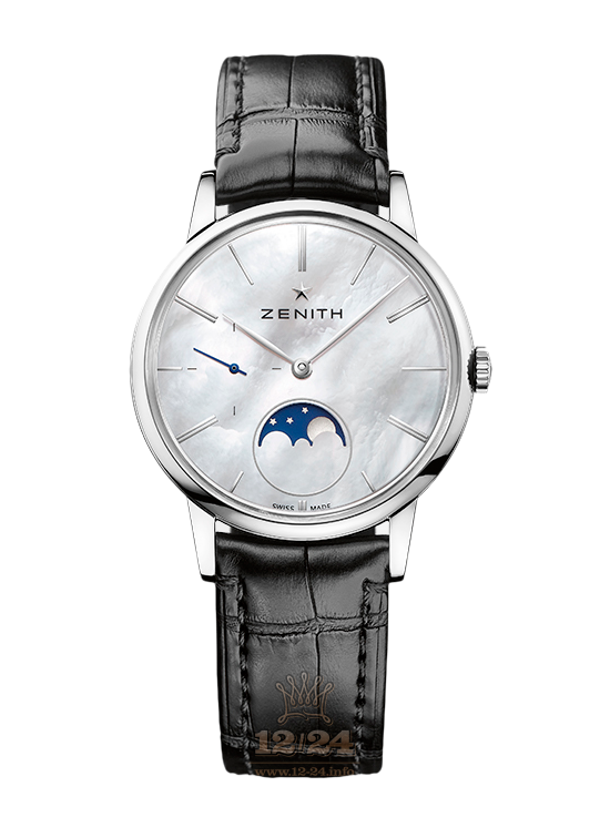 Zenith Elite Watch 03.2320.692/80.C714 36 mm Stainless steel Case White Dial