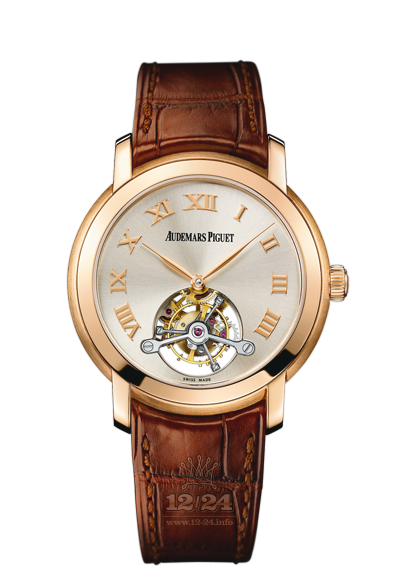 Audemars Piguet Jules Audemars Watch 26561OR.OO.D088CR.01 39 mm Pink gold Case Silver Dial