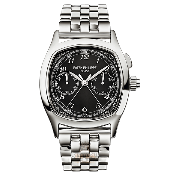 Patek Philippe Grand Complications Watch 5950/1A-012 37 mm Stainless steel Case Black Dial