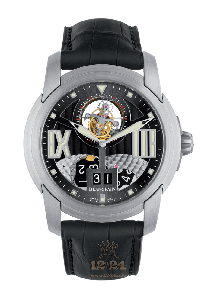 Blancpain L-Evolution Watch 8822-15B30-53B 44 mm White gold Case Black Dial