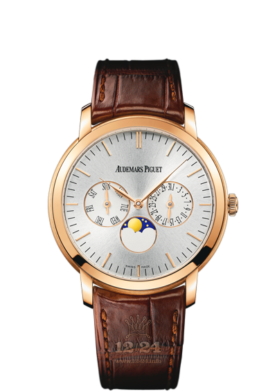 Audemars Piguet Jules Audemars Watch 26385OR.OO.A088CR.01 39 mm Pink gold Case Silver Dial