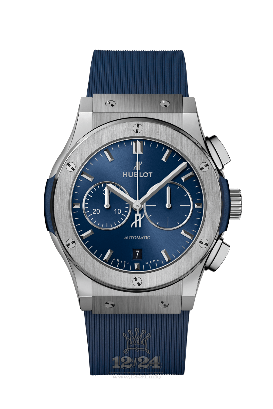 Hublot Classic Fusion Watch 541.NX.7170.RX 42 mm Titanium Case Dark blue Dial