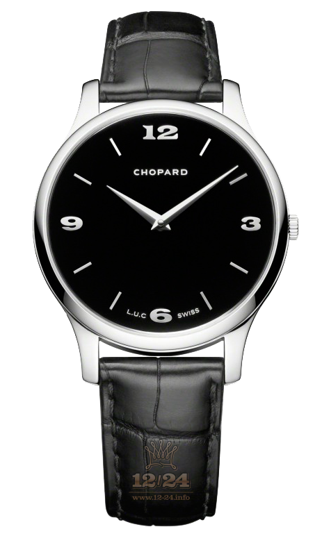 Chopard L.U.C Watch 161902-1001 40 mm White gold Case Black Dial