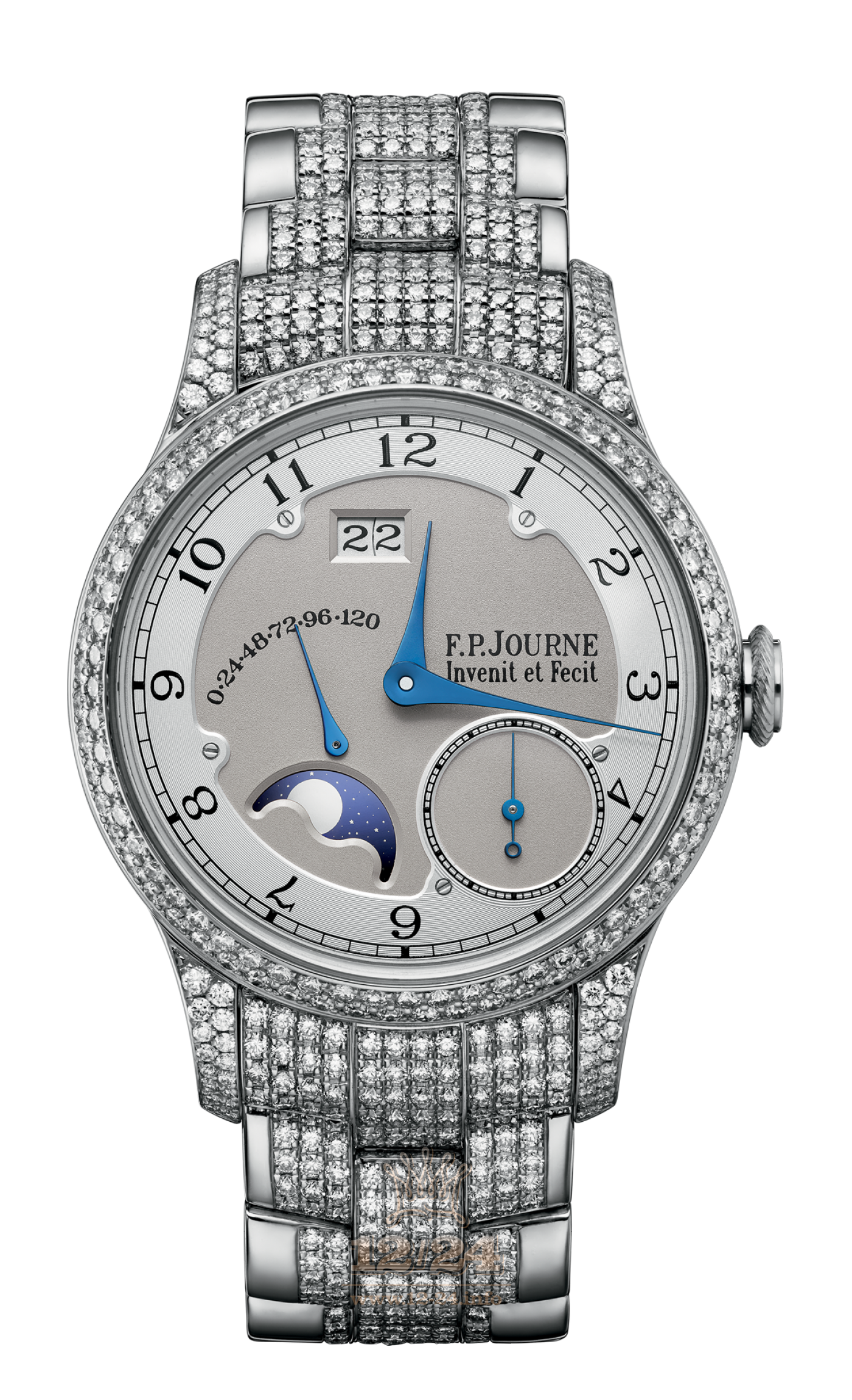 F.P.Journe Jewellery Collection Watch FPJ-Co-Jewellery-OctaDivine-D-JewPl 36 mm Platinum Case Gray Silver Dial