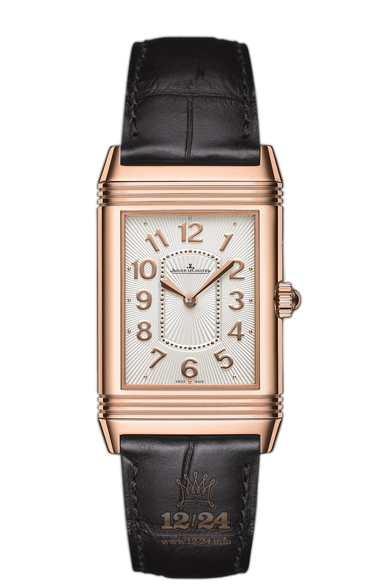 Jaeger-LeCoultre Reverso Watch 3302421 40 mm Pink gold Case Silver Dial