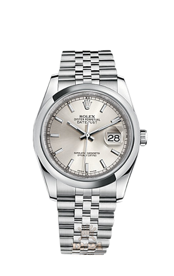 Rolex Datejust Watch 116200-0084 36 mm Stainless steel Case Silver Dial