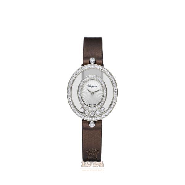 Chopard Happy Diamonds Watch 204292-1301 26 mm White gold Case White Dial