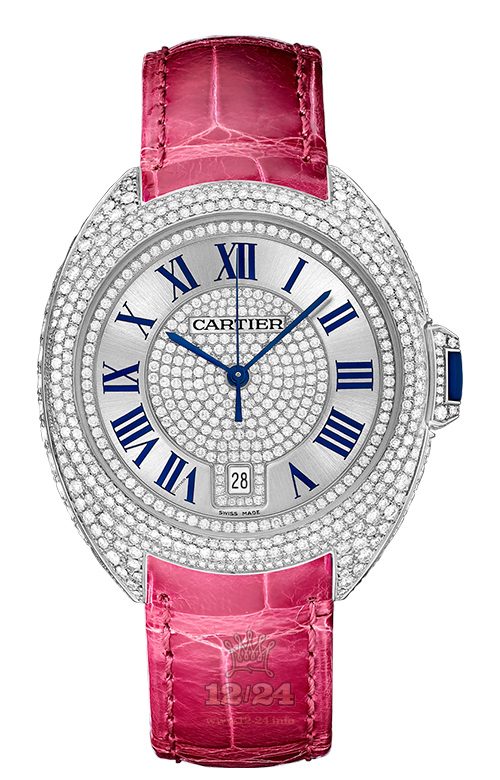 Cartier Cle de Cartier Watch WJCL0019 40 mm White gold Case Silver Dial