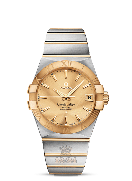 Omega Constellation Watch 123.20.38.21.08.001 38 mm Steel / Yellow gold Case