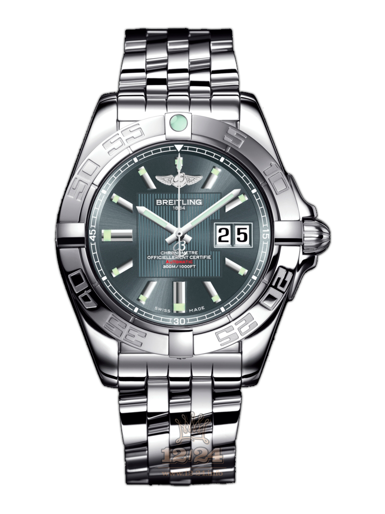 Breitling Galactic Watch A49350L2/F549/366A 41 mm Stainless steel Case Gray Dial