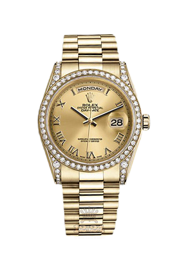 Rolex Day-Date Watch 118388-0036 36 mm Yellow gold Case Golden Dial
