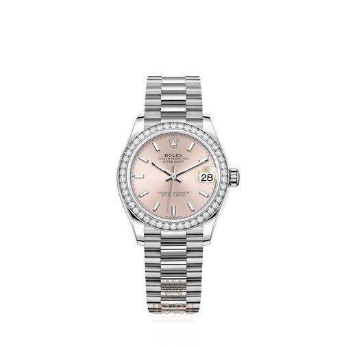Rolex Datejust Watch 278289rbr-0013 31 mm White gold Case Pink Dial