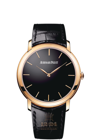 Audemars Piguet Jules Audemars Watch 15180OR.OO.A002CR.01 41 mm Pink gold Case Black Dial