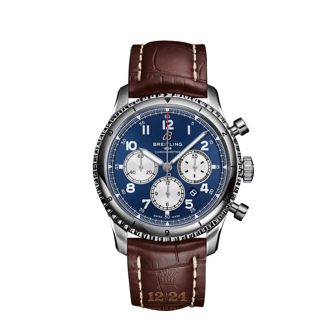 Breitling Aviator 8 Watch AB0119131C1P2 43 mm Stainless steel Case Dark blue Dial