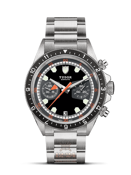 Tudor Chrono Watch M70330N-0002 42 mm Stainless steel Case Black Gray Dial