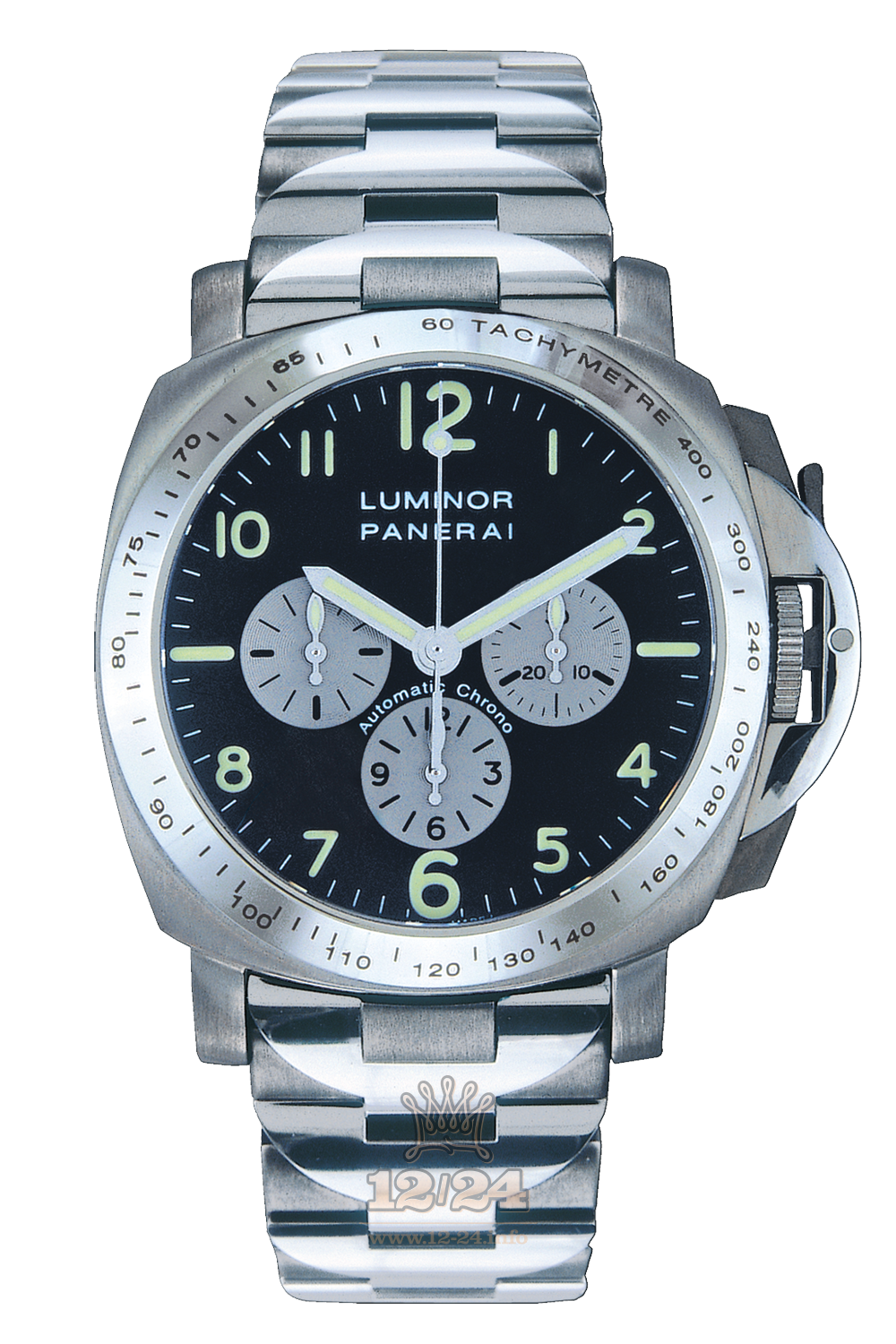 Panerai Luminor Watch PAM00052 40 mm Stainless steel Titanium Case Black Dial