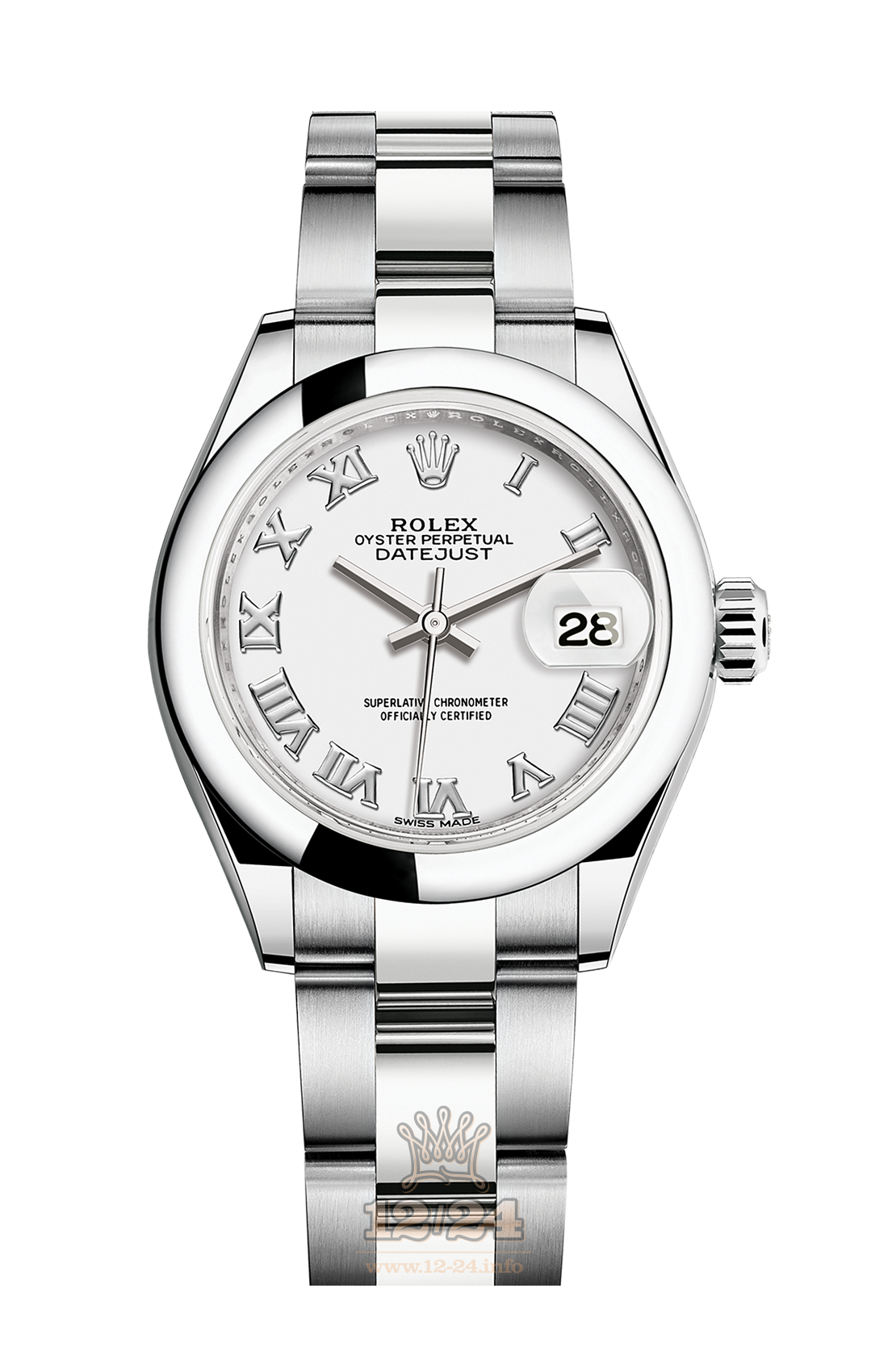 Rolex Datejust Watch 279160-0016 28 mm Stainless steel Case White Dial