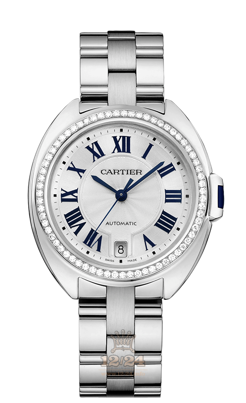 Cartier Cle de Cartier Watch WJCL0007 35 mm White gold Case Silver Dial