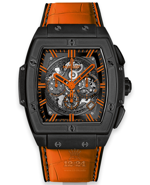 Hublot Spirit Of Big Bang Watch 601.CO.0190.LR Ceramics Case Black Orange Dial