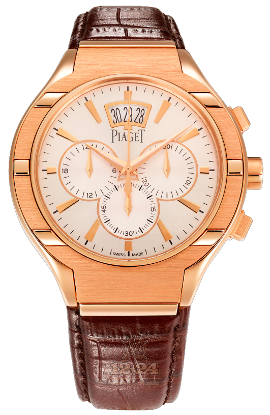 Piaget Piaget Polo Watch G0A38039 43 mm Pink gold Case Silver Dial