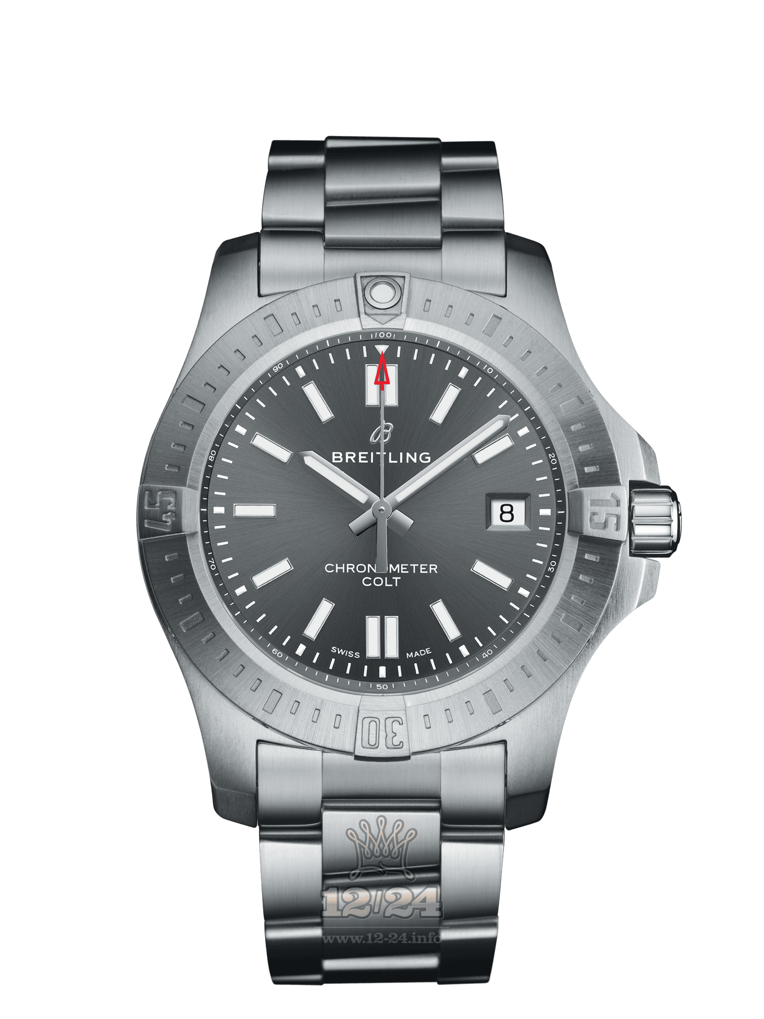Breitling Chronomat Watch A17313101F1A1 41 mm Stainless steel Case Gray Dial