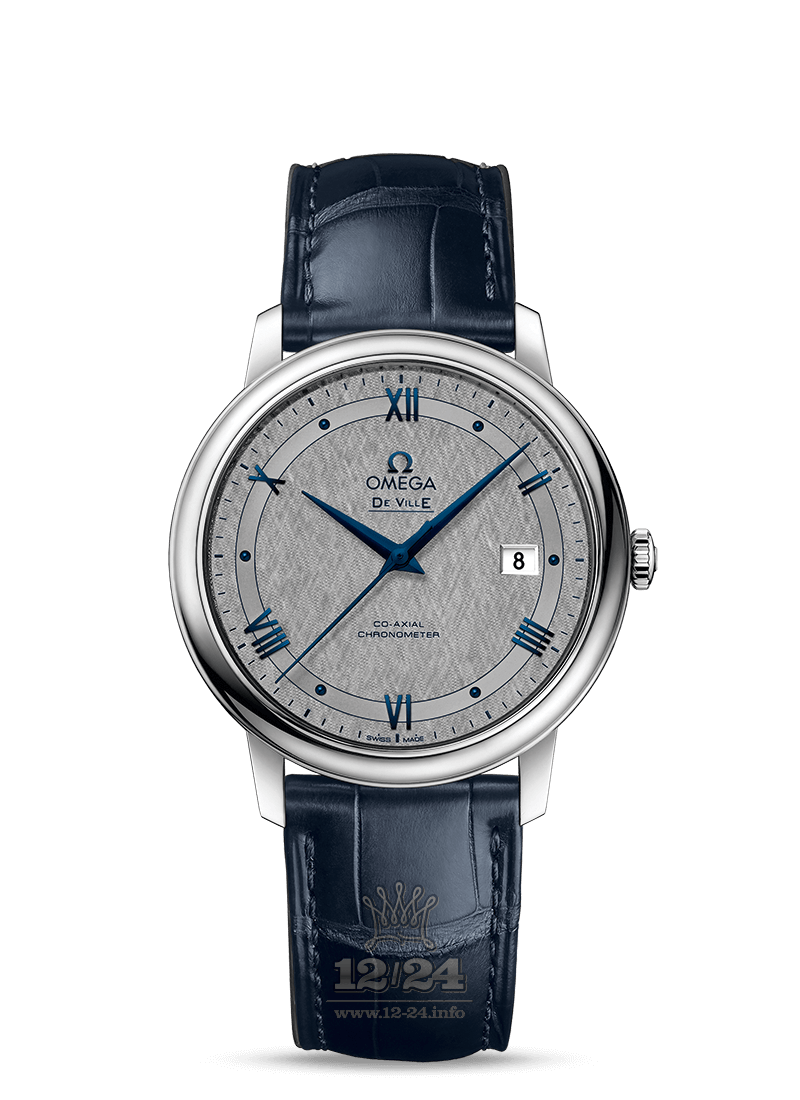 Omega Prestige Watch 424.13.40.20.06.002 40 mm Stainless steel Case Gray Dial