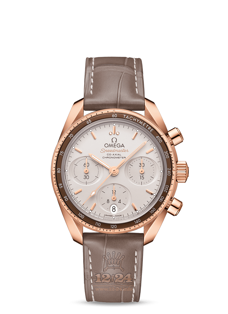 Omega Speedmaster Watch 324.63.38.50.02.003 38 mm Pink gold Case Silver Dial
