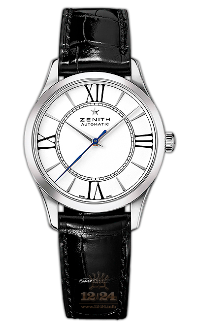 Zenith Elite Watch 03.2310.679/38.C714 33 mm Stainless steel Case White Dial