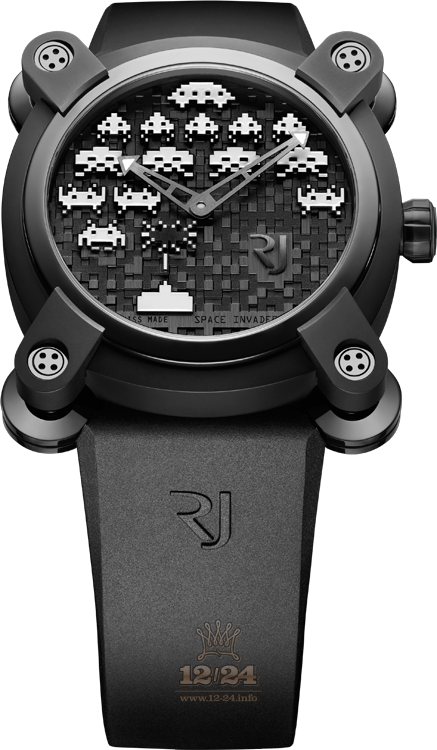 Romain Jerome Collaborations Watch RJ.M.AU.IN.021.02 40 mm Stainless steel PVD coating Case Black Dial
